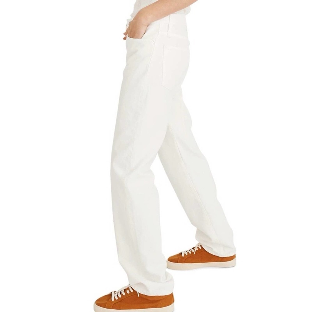 Madewell The Dadjean Tile White High Rise Jeans Women’s Size 30